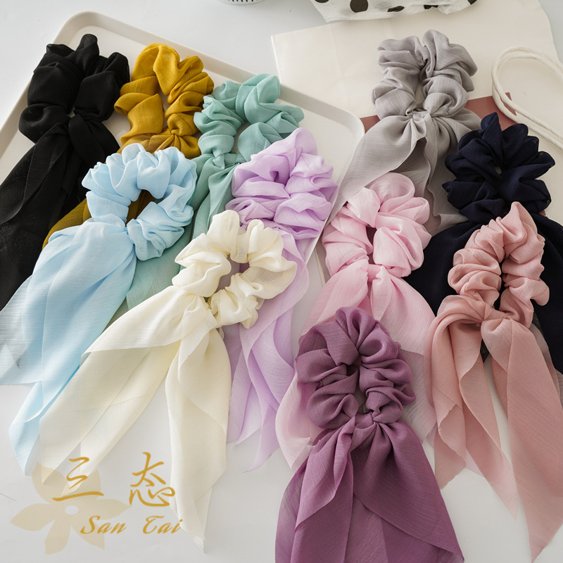 Travel Accessories Holder - 1Pc Fashion 25cm Chiffon Long Ribbon