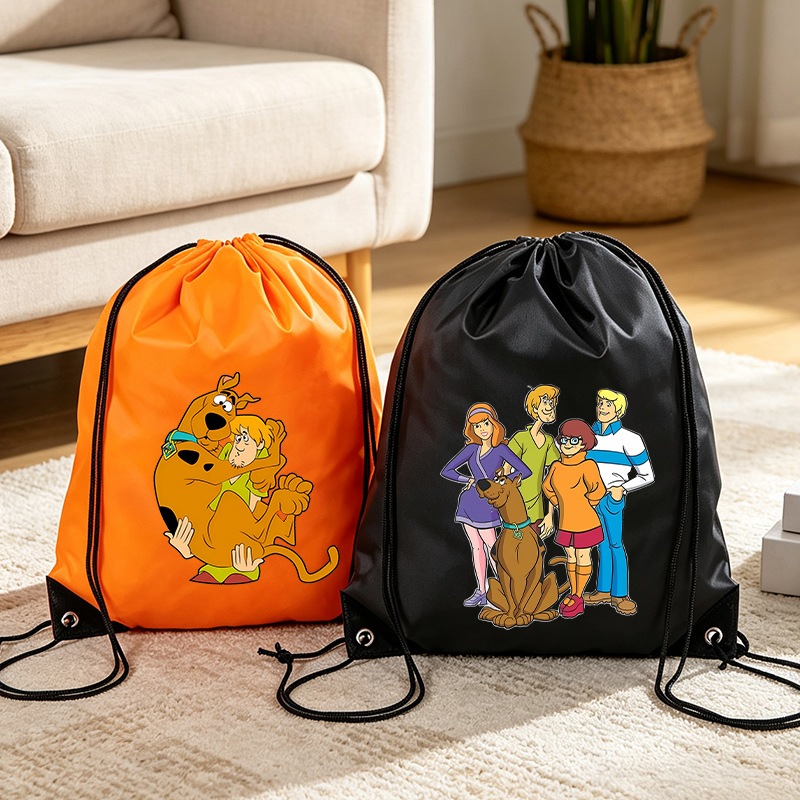 Travel Accessories Holder - Scooby Doo Drawstring Storage Bag Cool