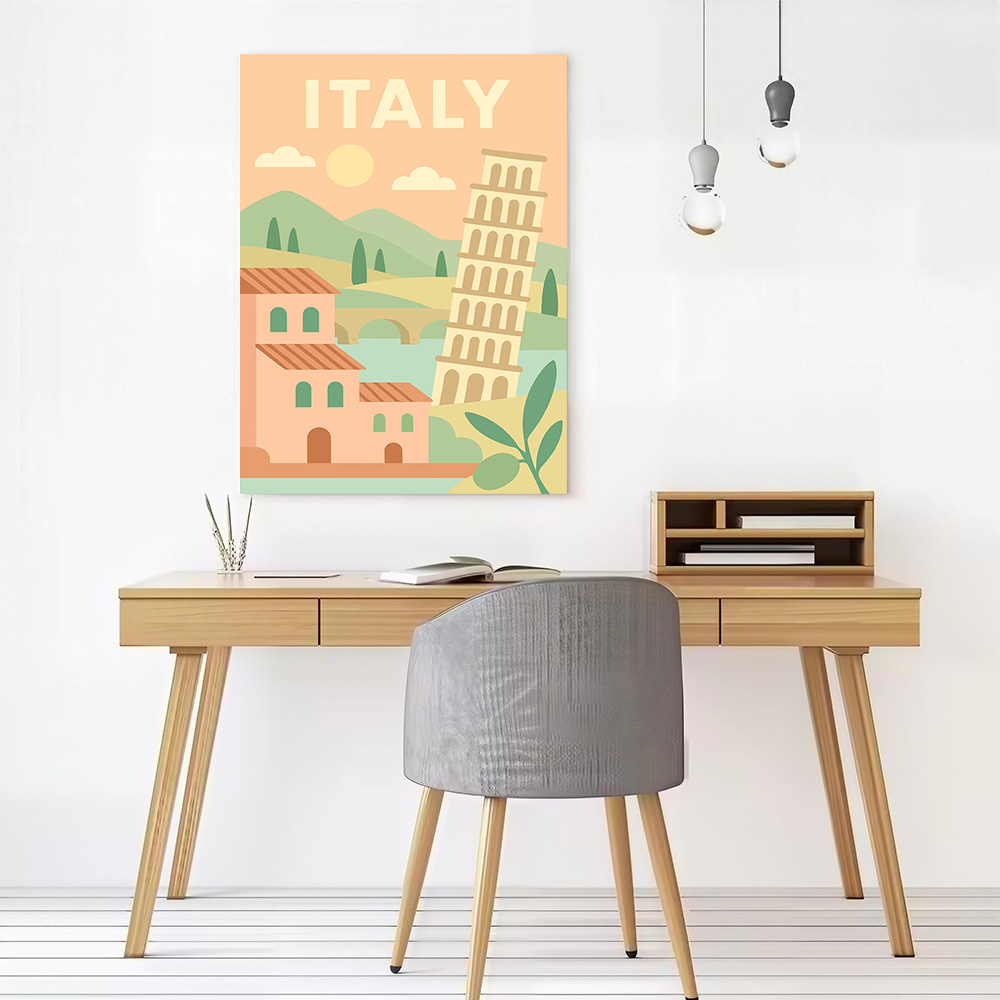 Italy Travel Canvas Wall Arts  - Travel Accessories Italy 评论和价格