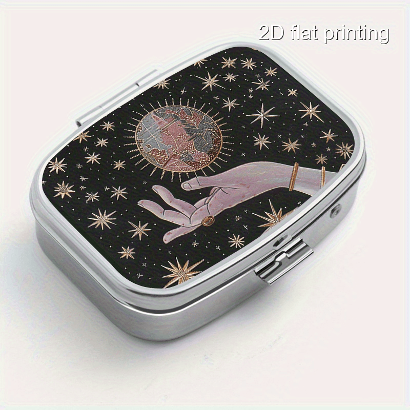 A Square Metal Box with Two Co - Travel Accessories In Store 评论和价格