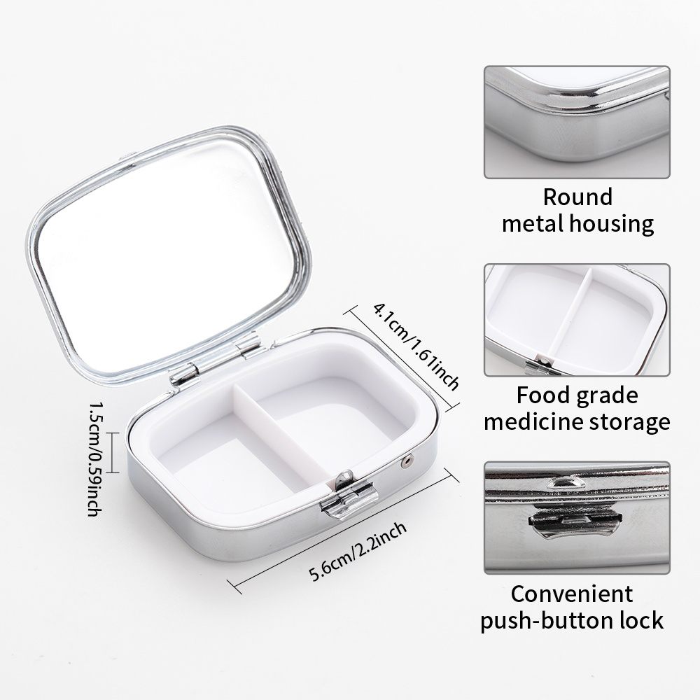 A Square Metal Box with Two Co - Travel Accessories In Store 评论和价格