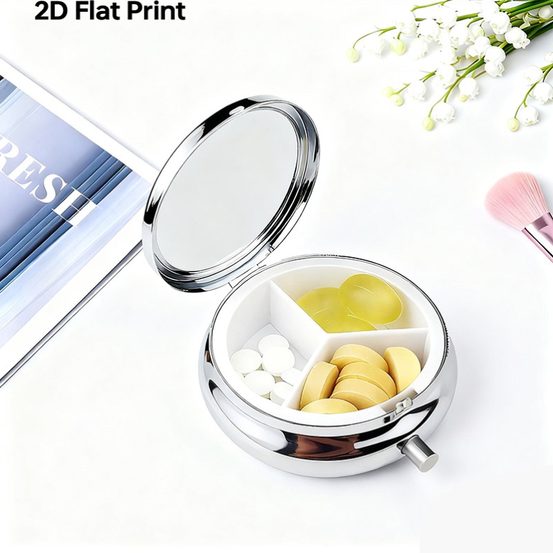 (Flat) 1 portable round metal  - Travel Accessories In Store 评论和价格