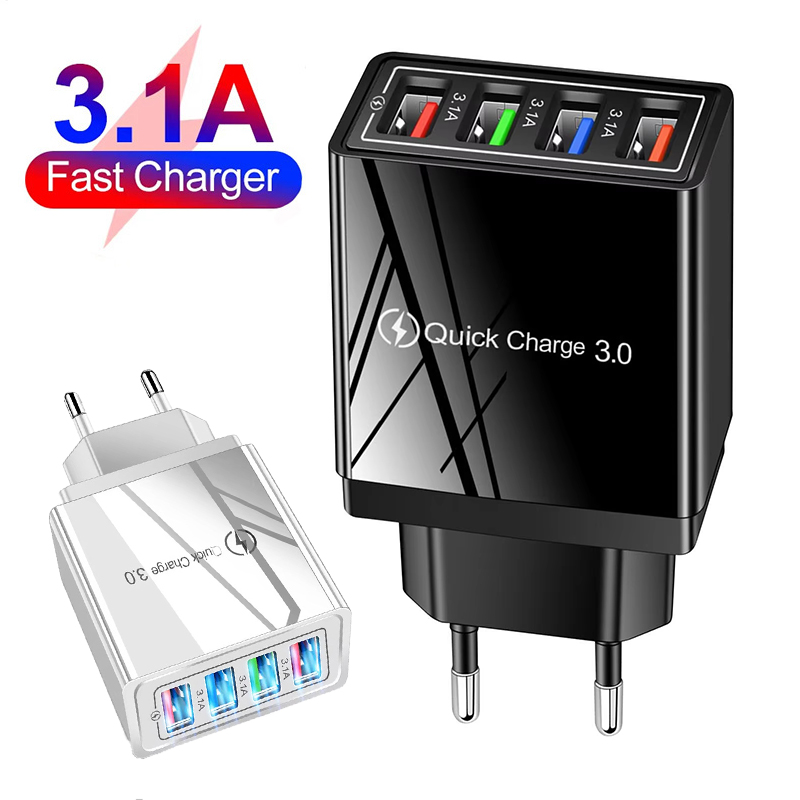 EU US Plug USB Charger Quick C - Xiaomi Travel Accessories 评论和价格