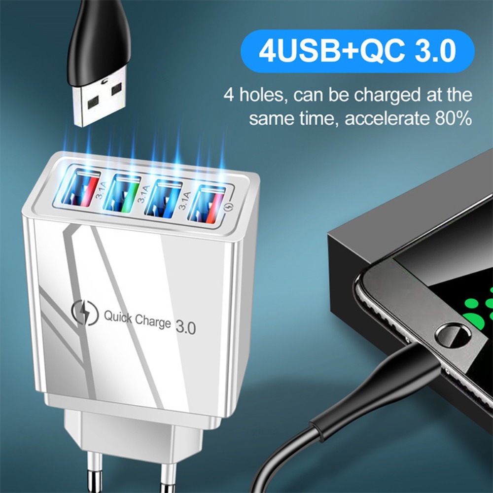 EU US Plug USB Charger Quick C - Xiaomi Travel Accessories 评论和价格