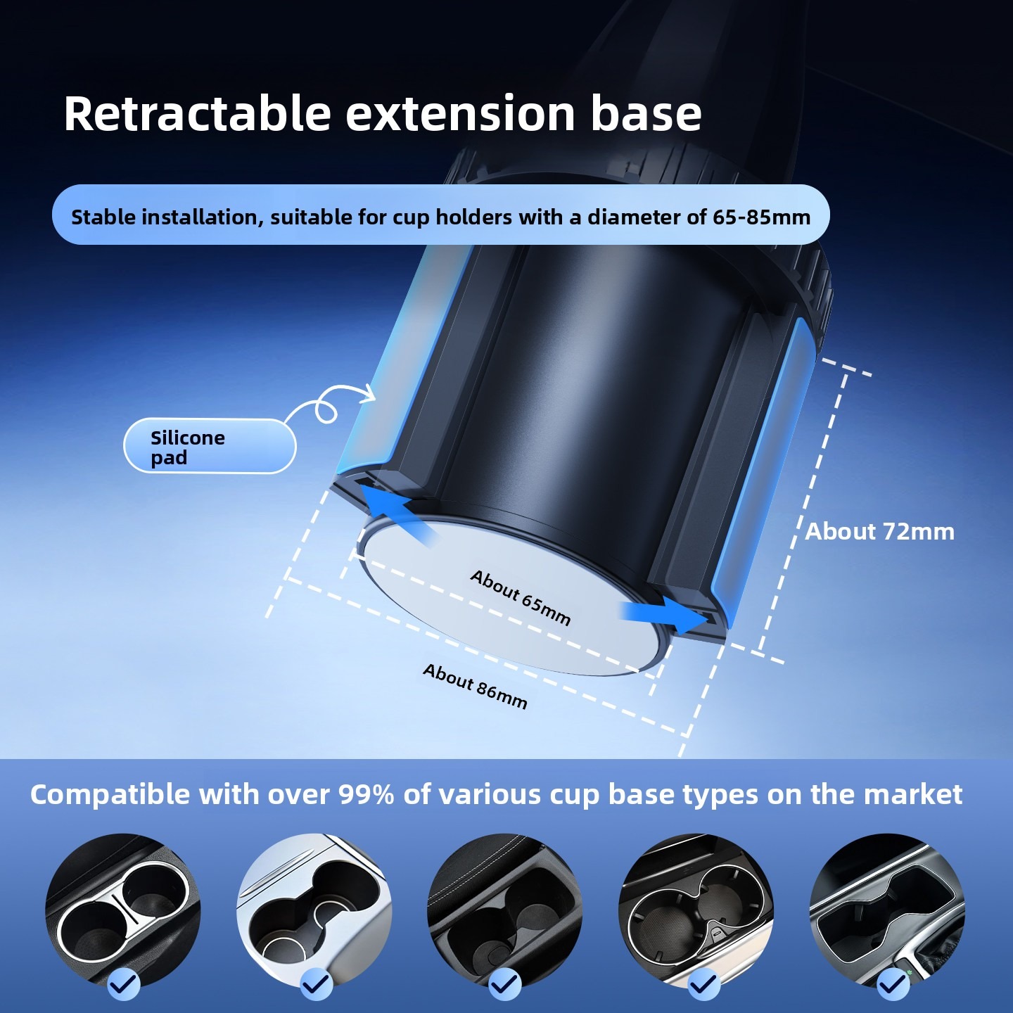 Eary Universal Car Cup Holder  - Travel Accessories For Road Trip 评论和价格