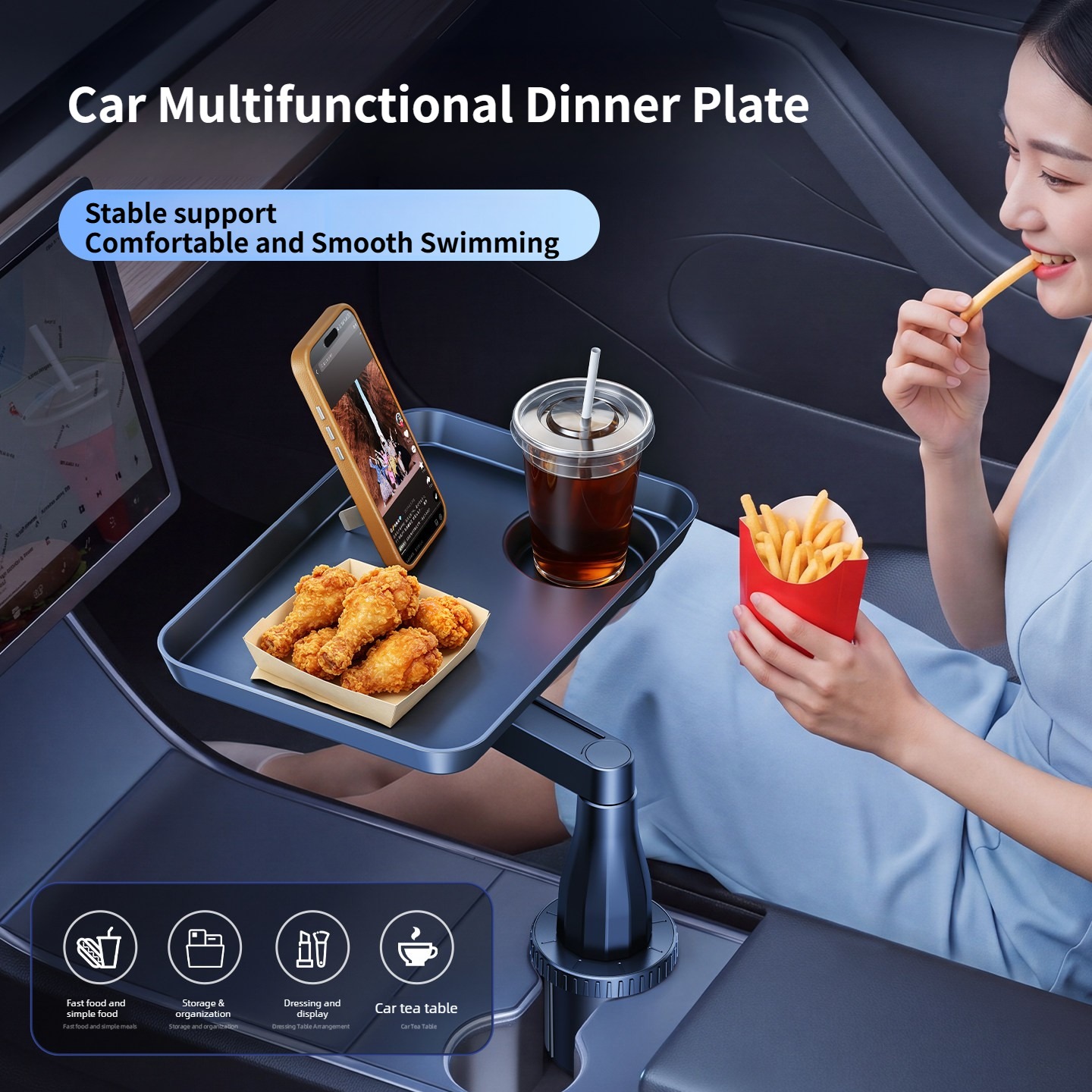 Eary Universal Car Cup Holder  - Travel Accessories For Road Trip 评论和价格