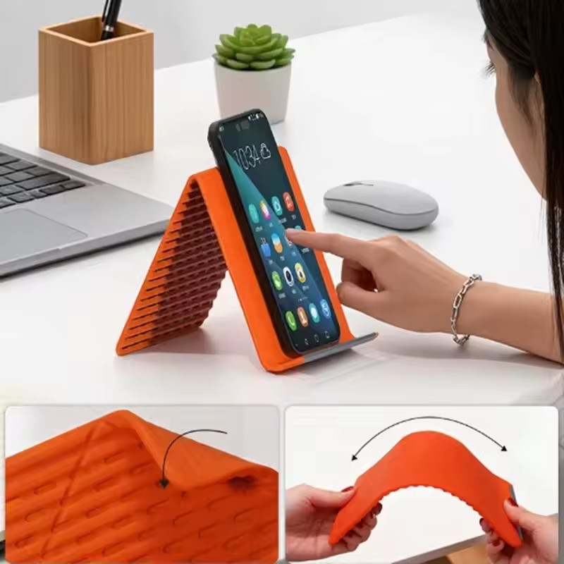 Lazy Portable Phone Stand Sili - Travel Accessories Holder 评论和价格