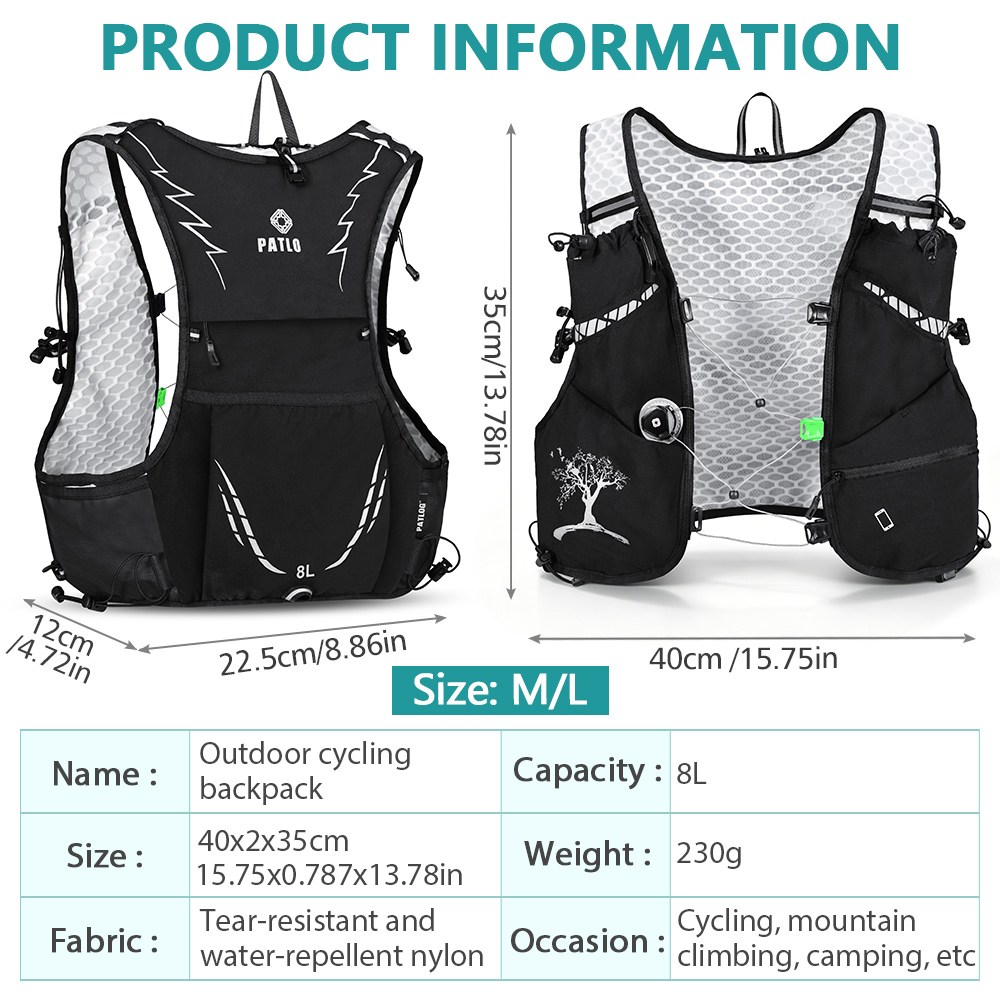 2026 New 8L Outdoor Trail Runn - Hydration Pack Backpack 评论和价格