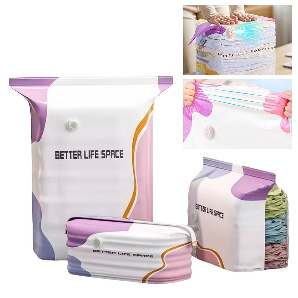 No Pump Vacuum Storage Bags Du - Compression Bag Vacuum 评论和价格