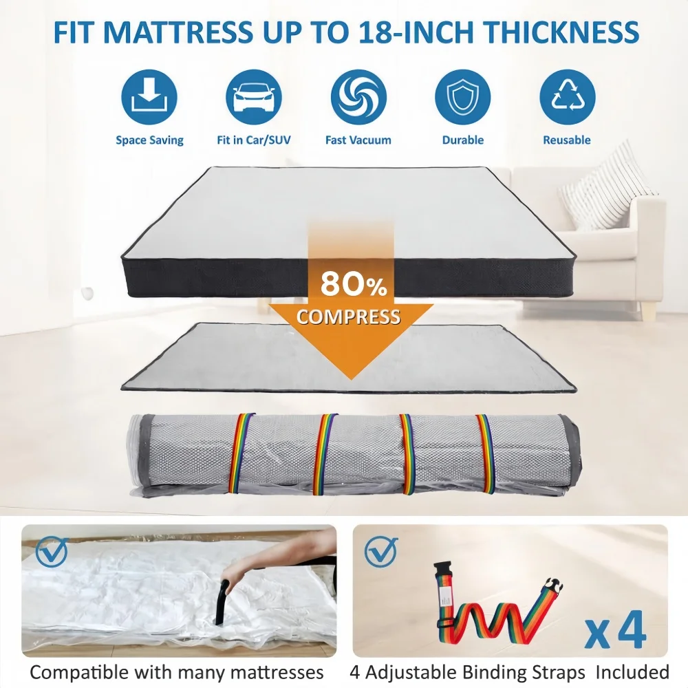 King Mattress Vacuum Bag for M - Compression Bag Vacuum 评论和价格