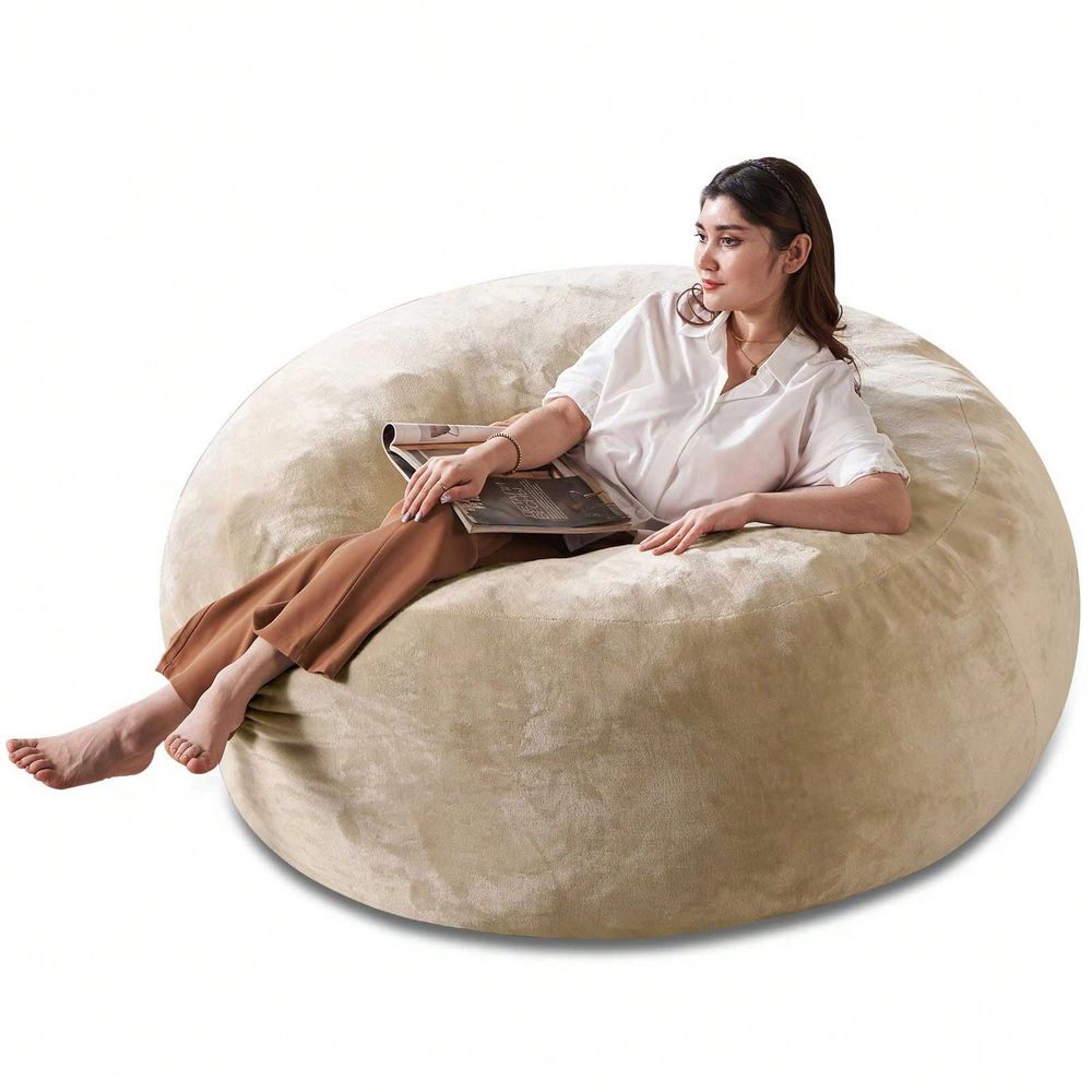 Giant Plush Bean Bag Chair, Va - Compression Bag Vacuum 评论和价格