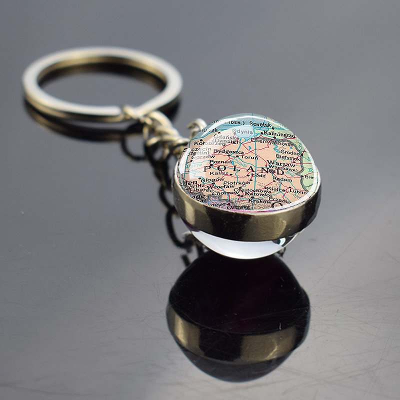 European Countries Map Keychai - Travel Accessories Italy 评论和价格