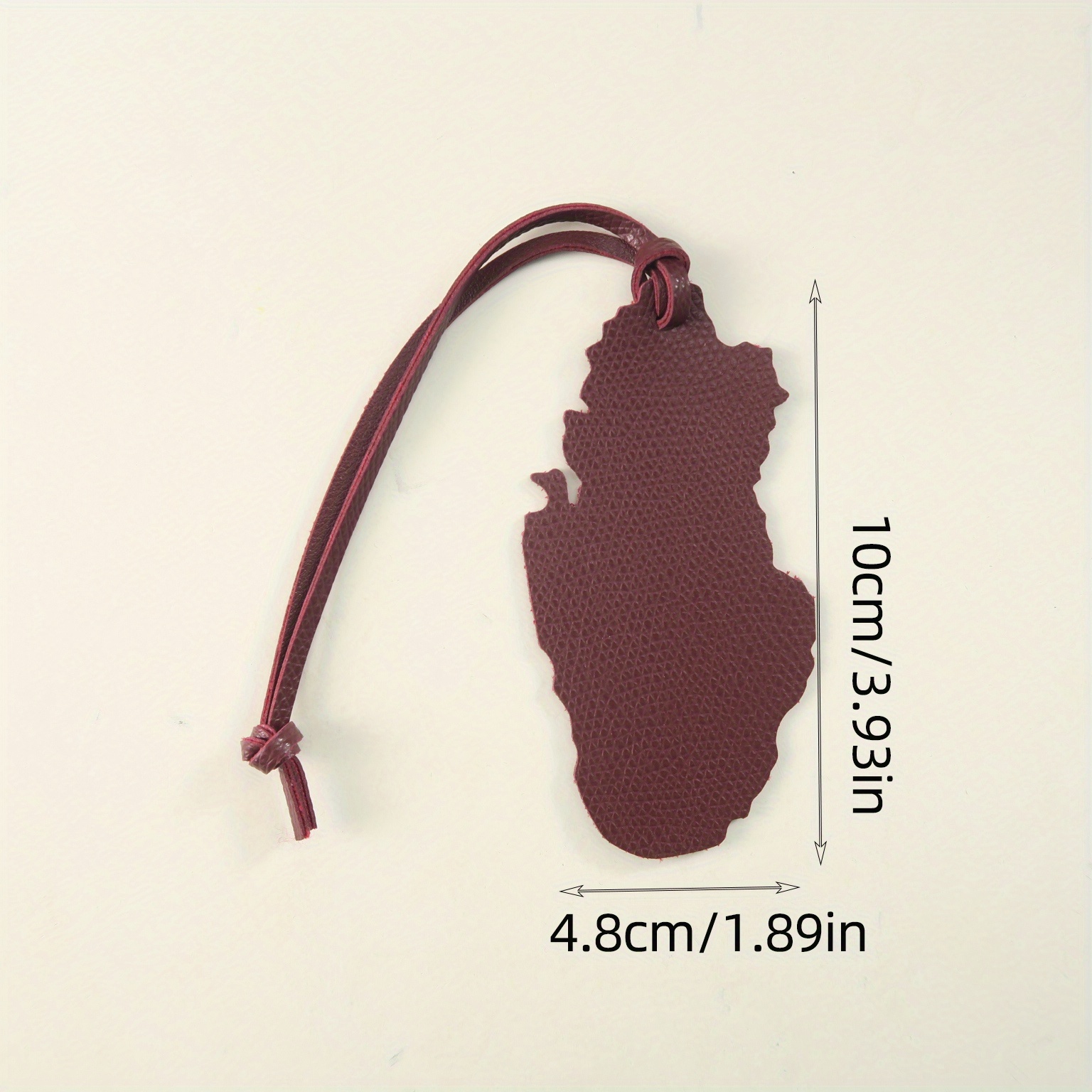 Qatar Map PU Leather Charm - E - Travel Accessories Qatar 评论和价格