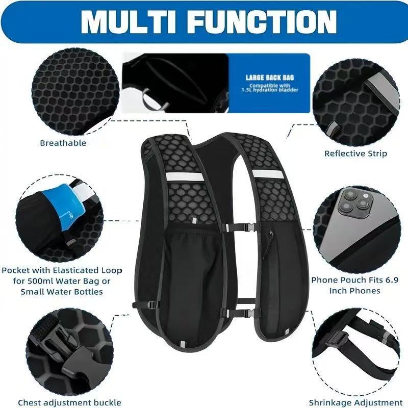 Unisex Running Vest Water-Resi - Hydration Pack Backpack 评论和价格