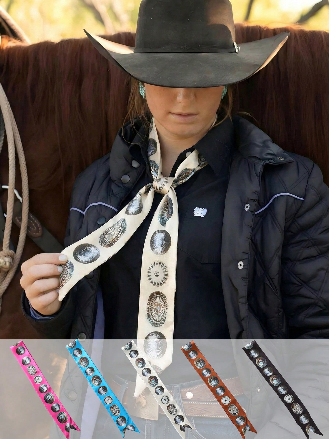 1pc Western Style Cowgirl Scar - Shoe Bag Travel 评论和价格