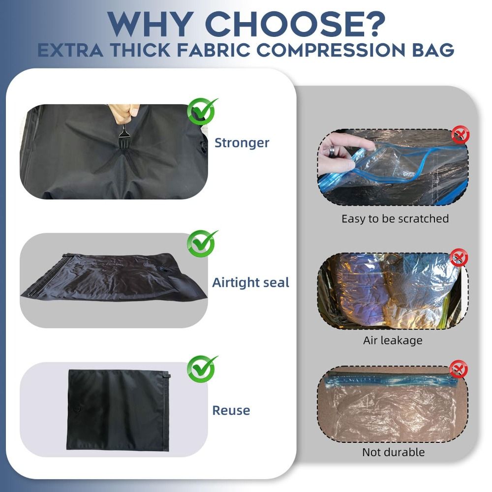New Reusable Hand Roll Vacuum  - Compression Bag Vacuum 评论和价格