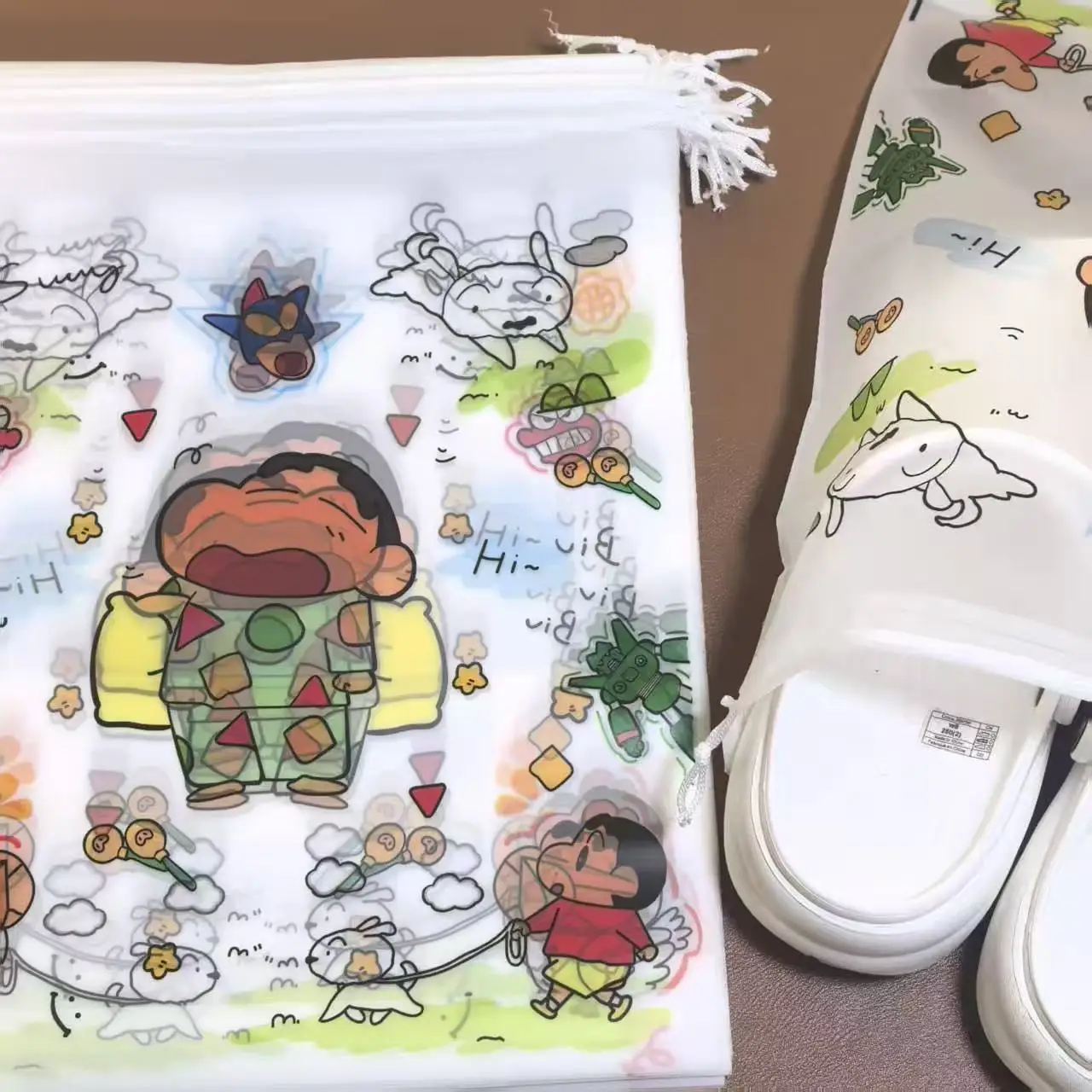 Crayon Shin‑chan Drawstring Sh - Shoe Bag Travel 评论和价格