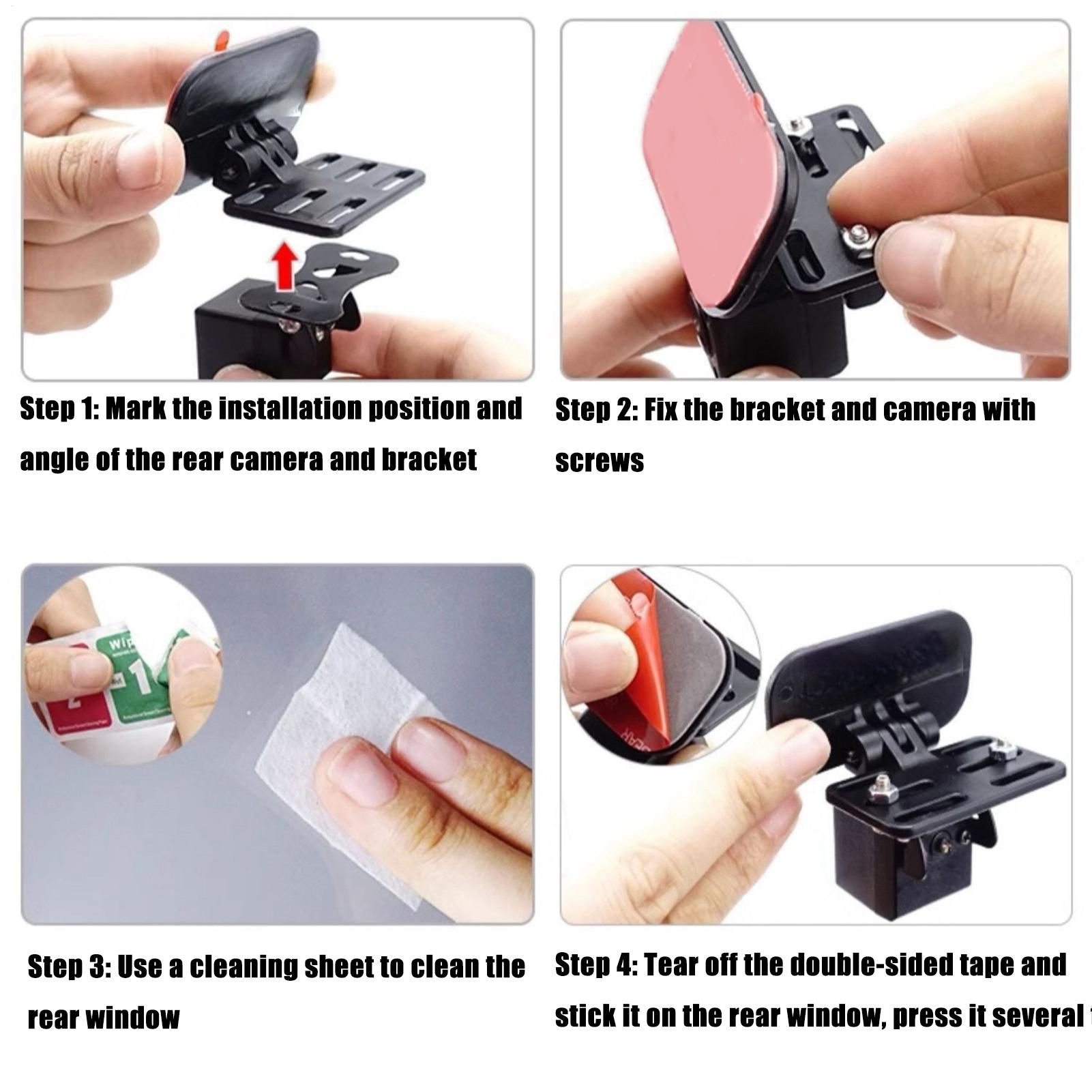 Rear Dash Cam Window Mount Sta - Travel Accessories Holder 评论和价格