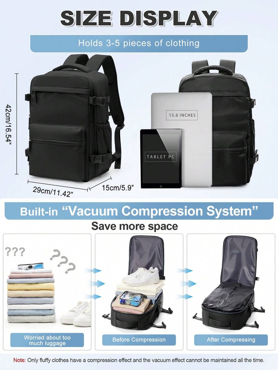 Large-capacity vacuum backpack - Compression Bag Vacuum 评论和价格