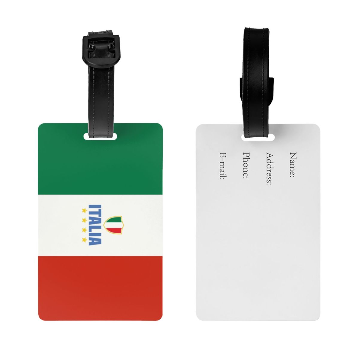 Flag Of Italy Luggage Tag Cust - Travel Accessories Italy 评论和价格