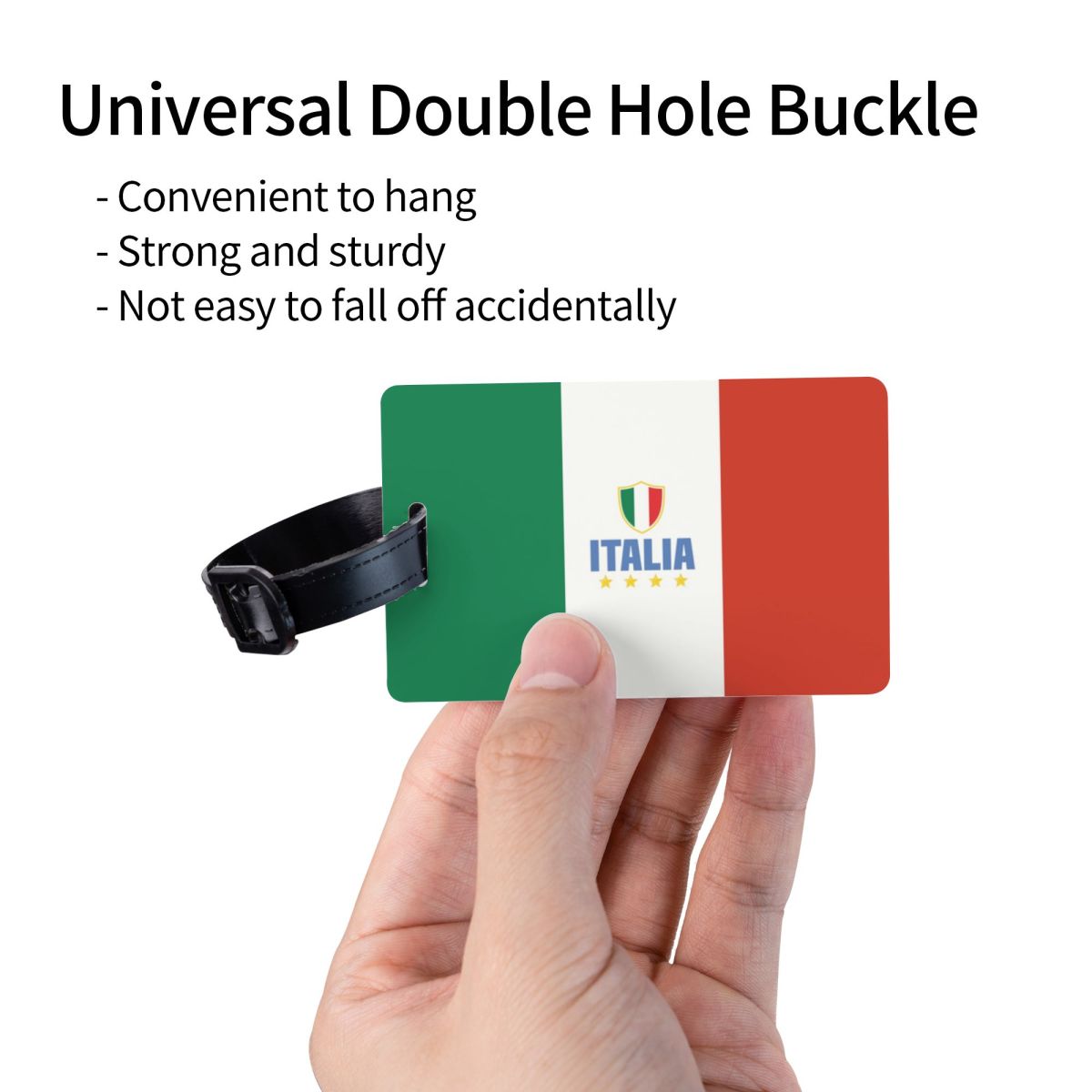 Flag Of Italy Luggage Tag Cust - Travel Accessories Italy 评论和价格