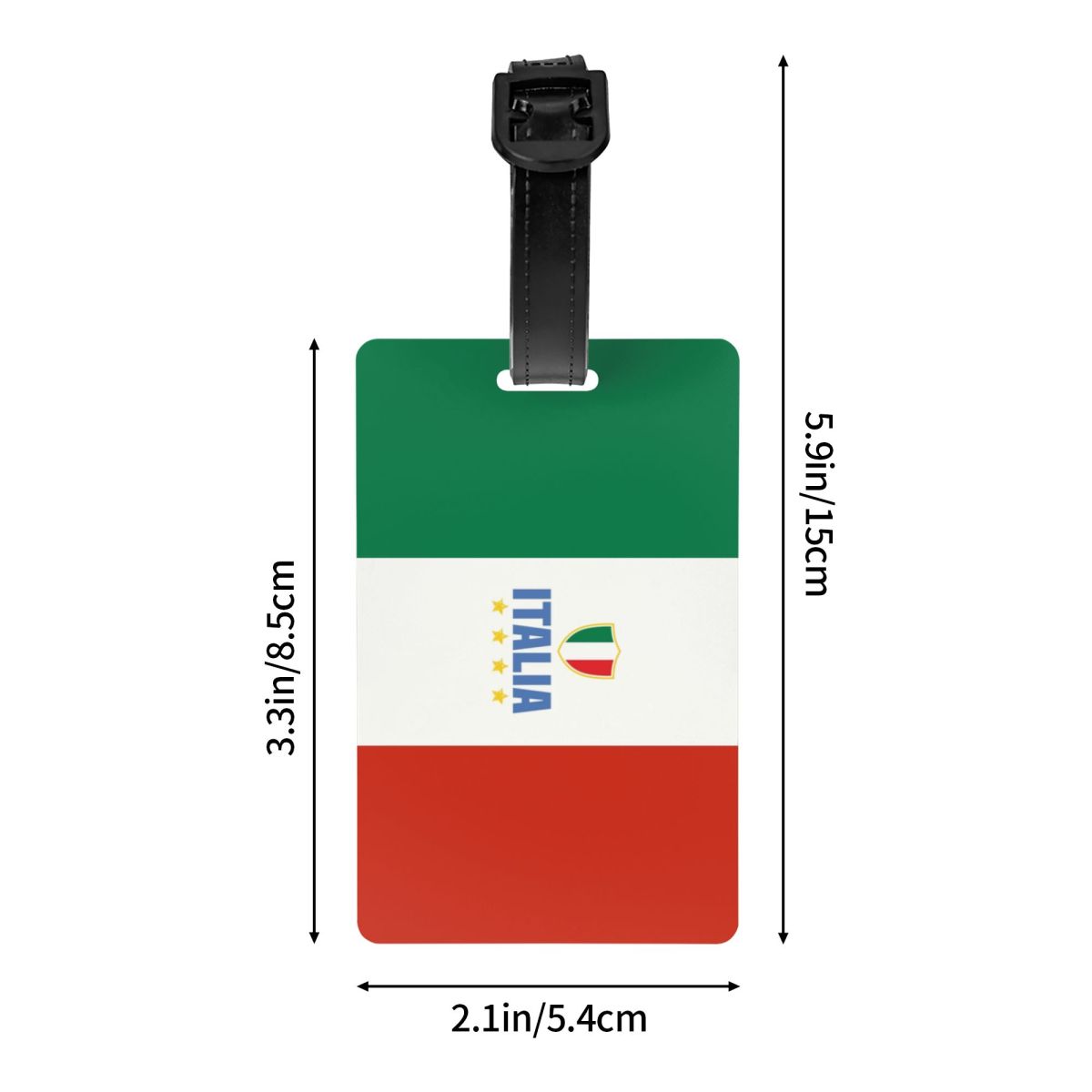 Flag Of Italy Luggage Tag Cust - Travel Accessories Italy 评论和价格