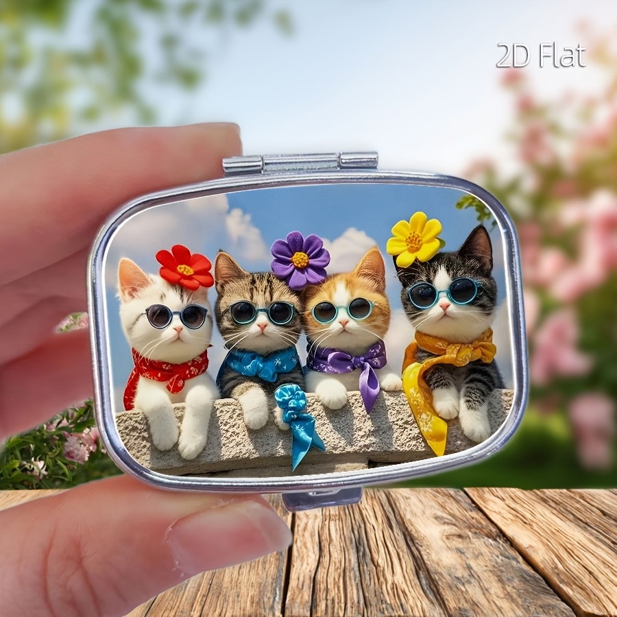 Flat Design, 1 Cute Cat-Patter - Travel Accessories In Store 评论和价格