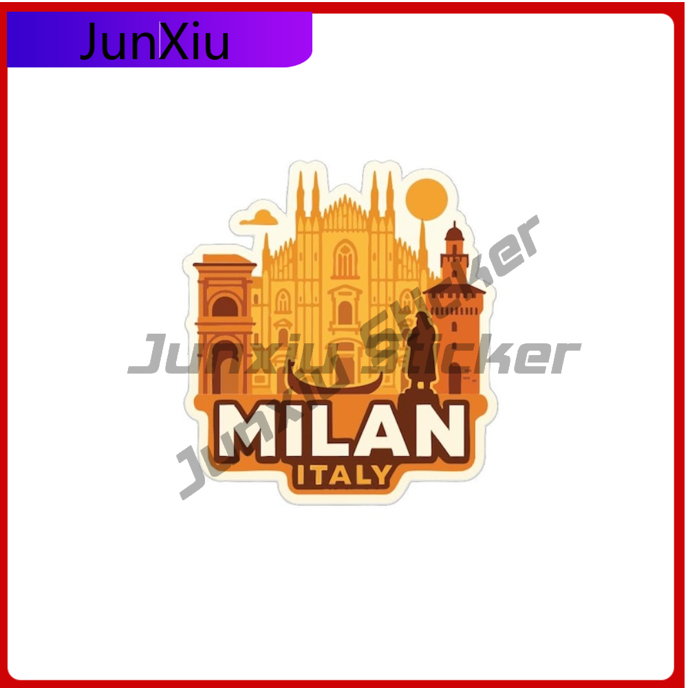 Milan Italy Travel Sticker Vin - Travel Accessories Italy 评论和价格