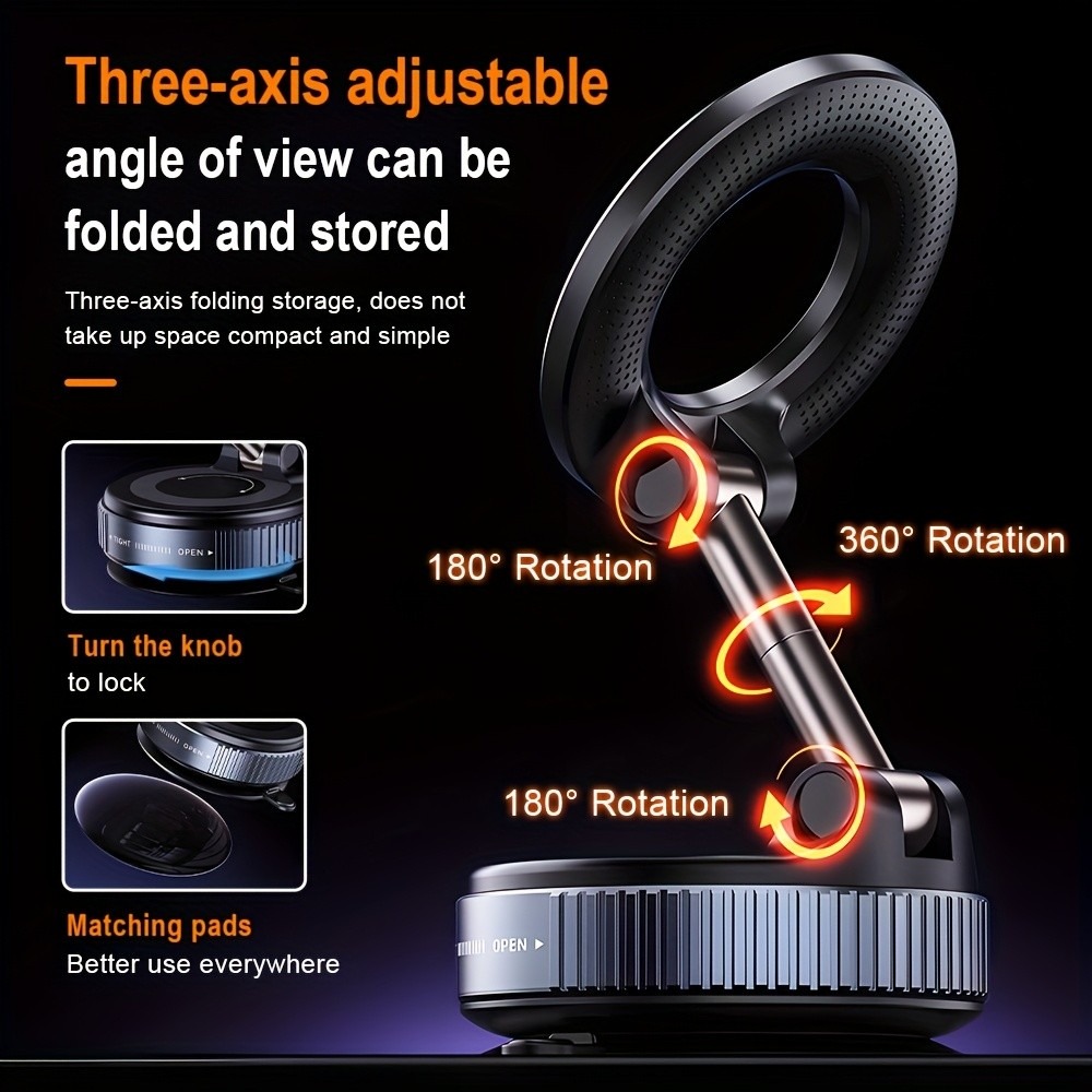 Suction Cup Magnetic Phone Hol - Travel Accessories Online 评论和价格